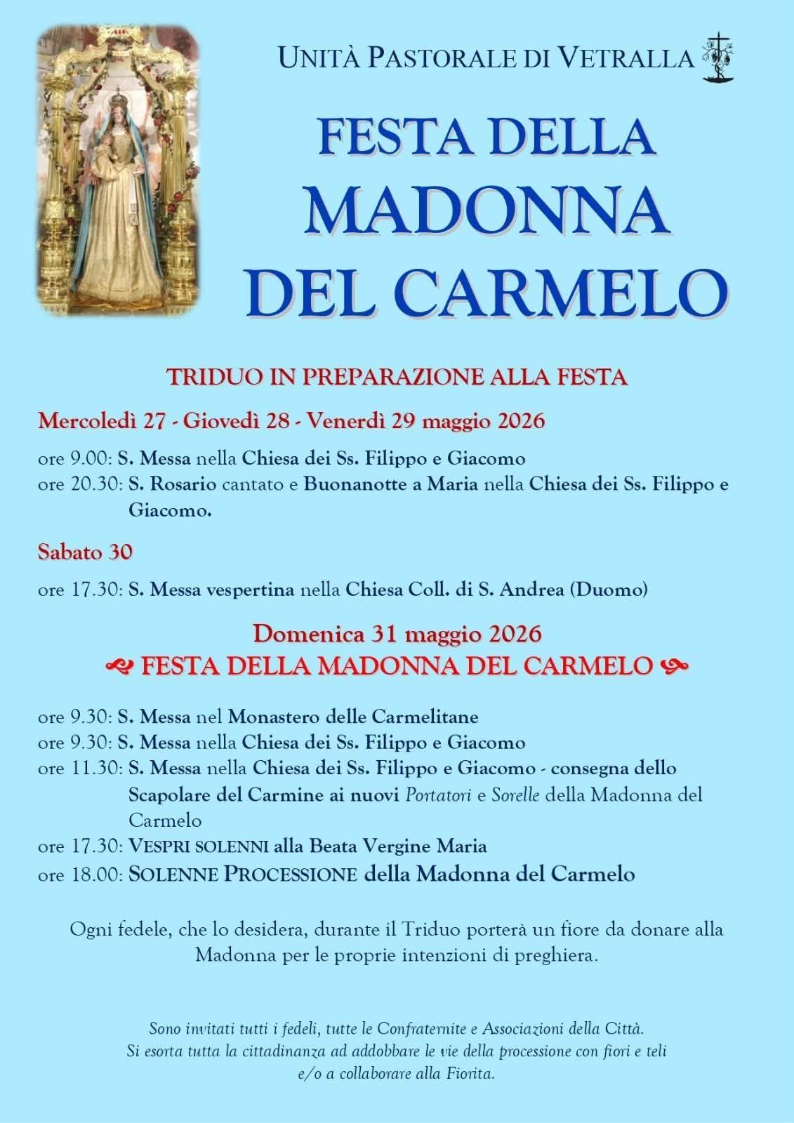 Festa della Madonna del Carmelo