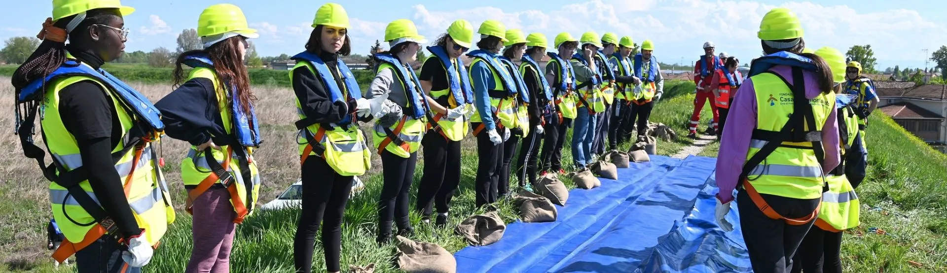 Protezione civile in azione