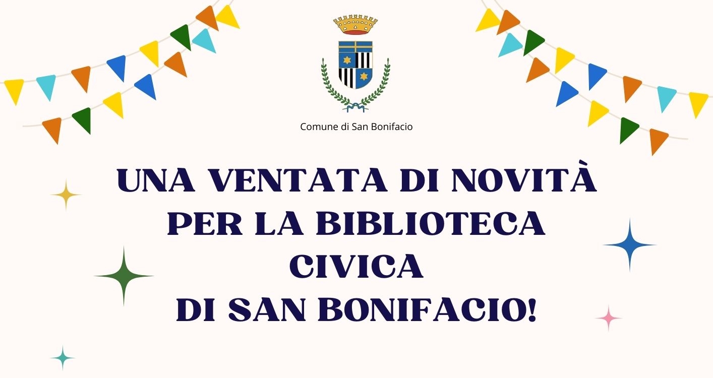 Novità in biblioteca civica a San Bonifacio