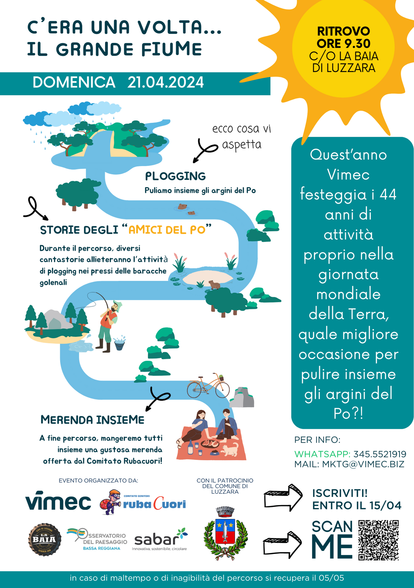 C'era una volta il grande fiume - Plogging in golena