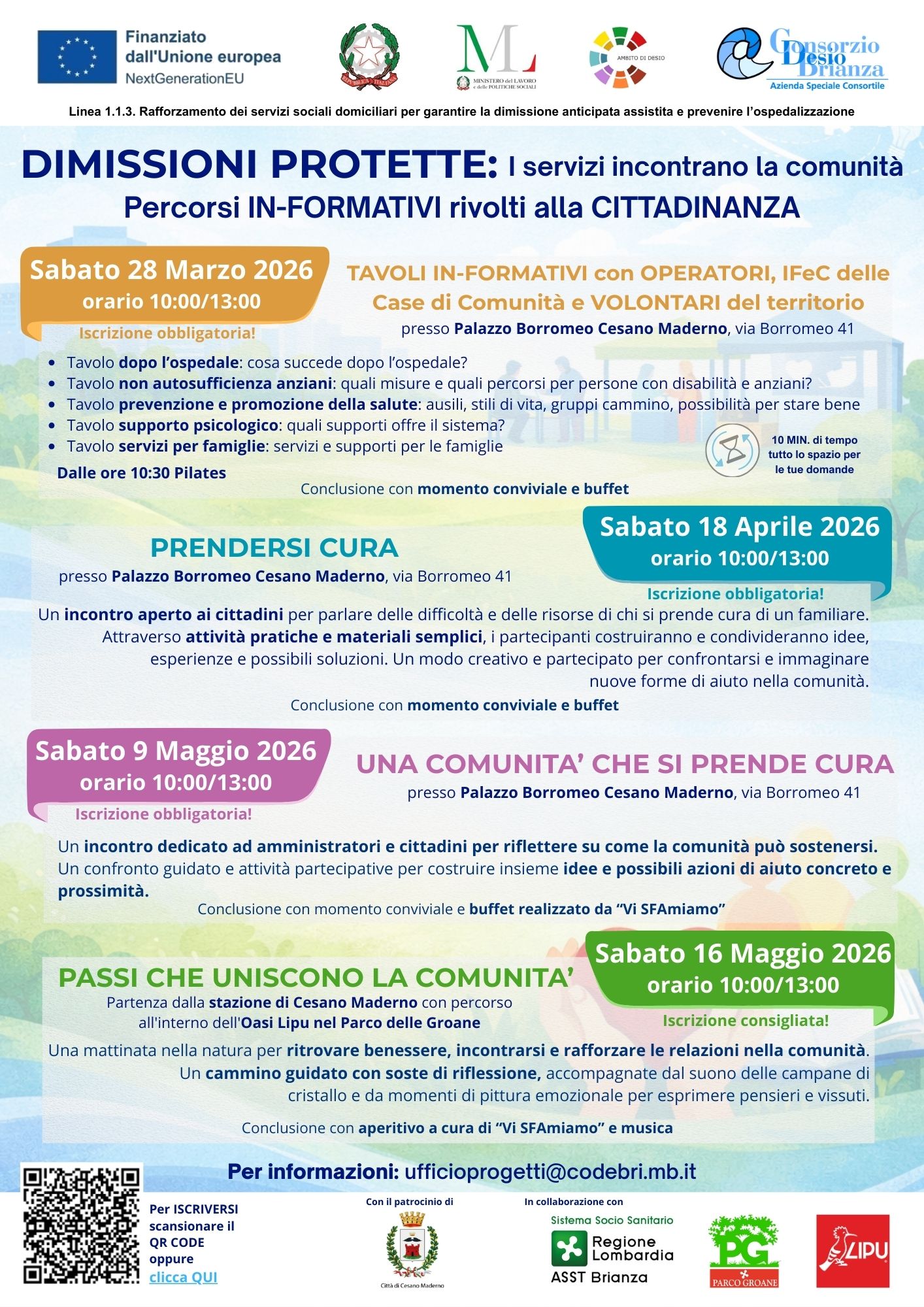 Ciclo di incontri informativi e formativi su Dimissioni Protette