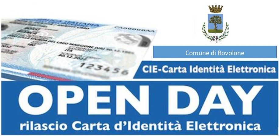 Apertura straordinaria i giorni 21 e 22 marzo per il rilascio della carta d'identità elettronica