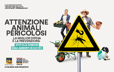Attenzione animali pericolosi – Campagna comunicazione Arbovirosi 2025
