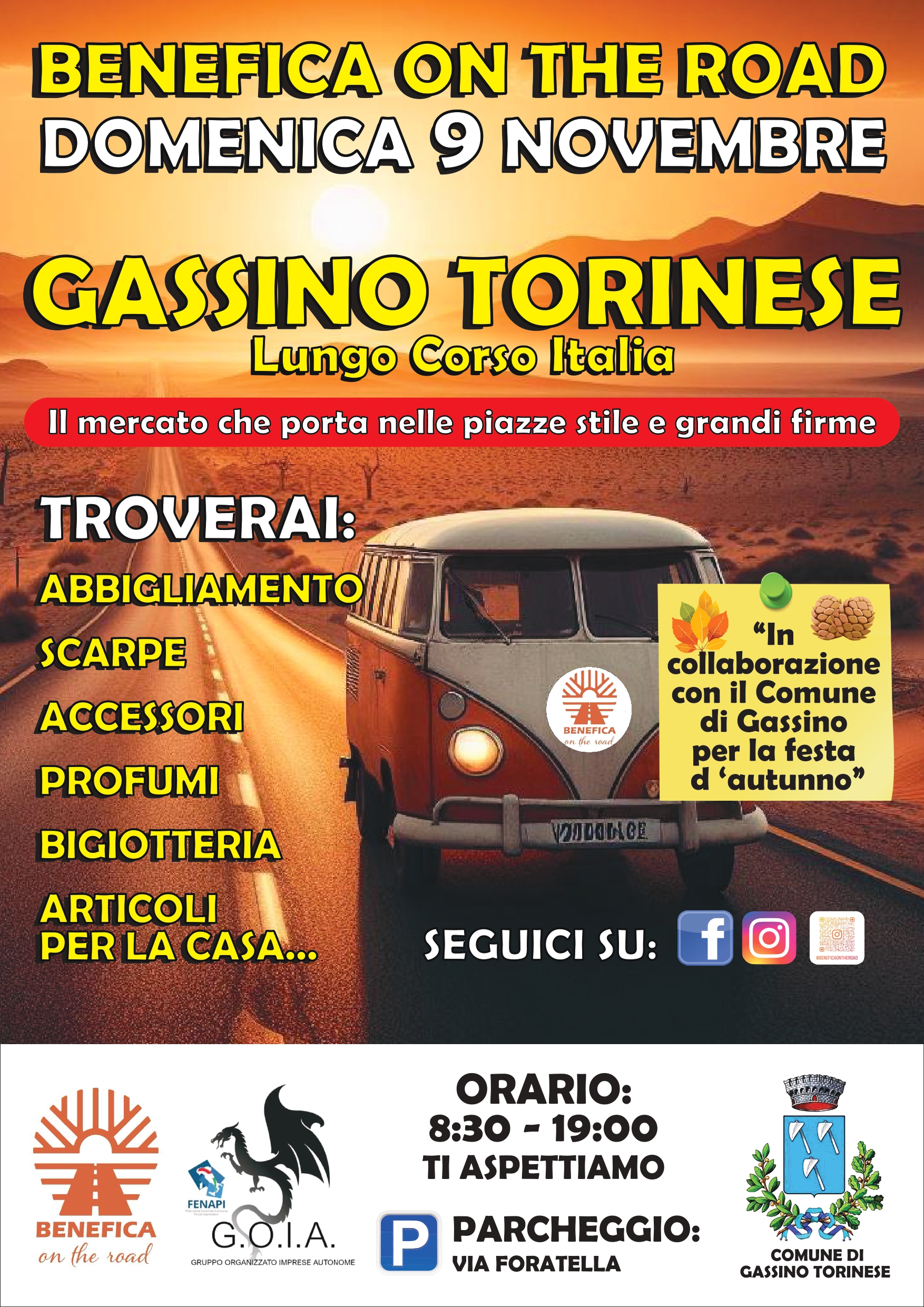 Benefica On the Road - Domenica 9 Novembre 2025