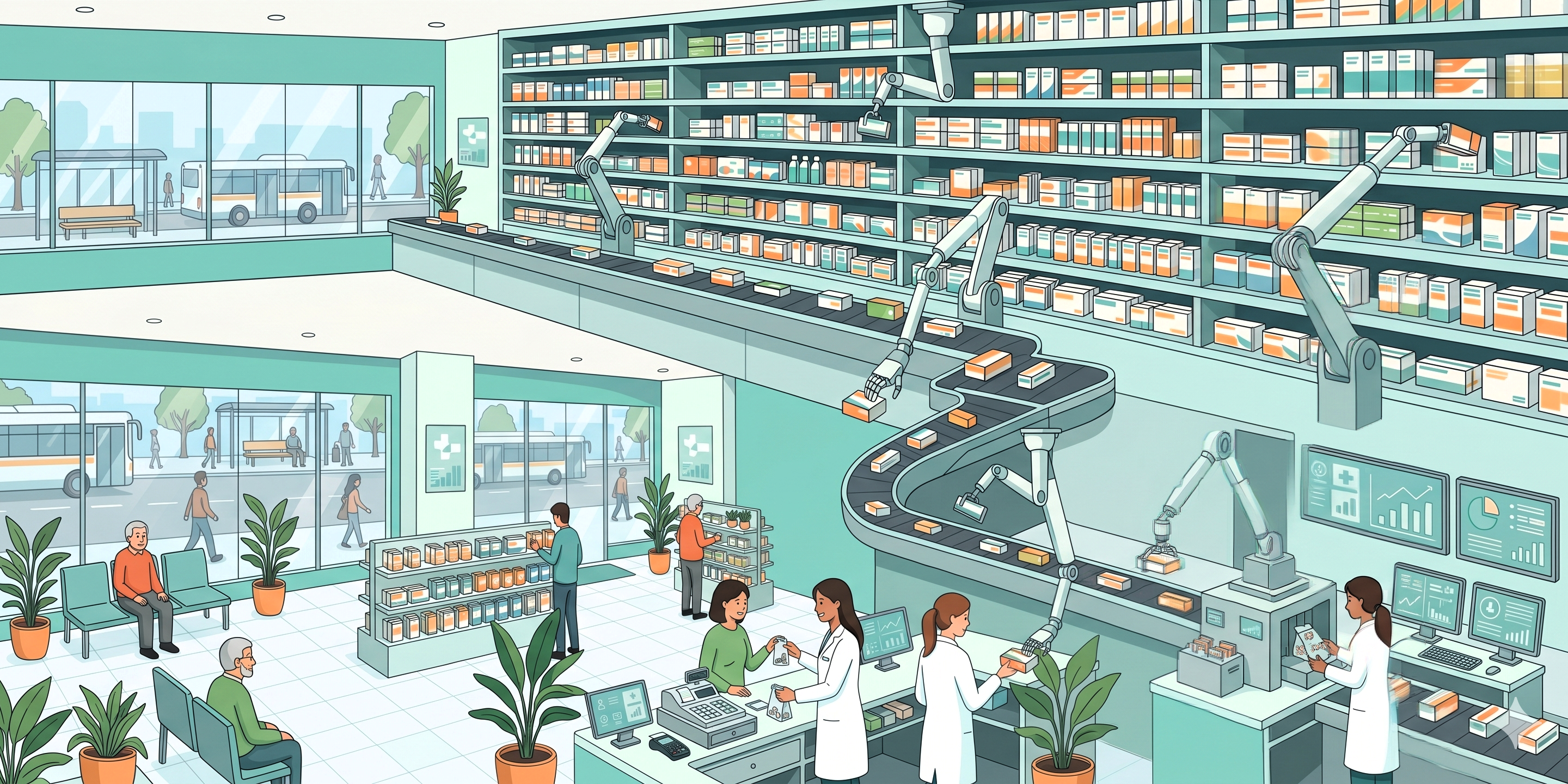 Nuovo sistema robotizzato alla farmacia comunale