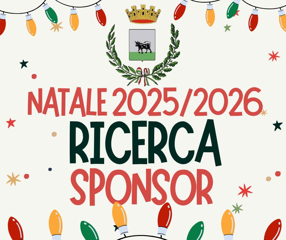 Ricerca di sponsorizzazioni in occasione delle festività natalizie 2025/2026