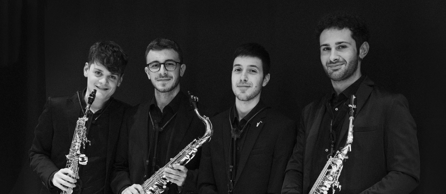 Nel Cortile d’onore il concerto di Newtime Sax Quartet
