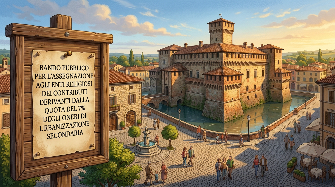 Bando per la concessione di contributi agli enti esponenziali delle confessioni religiose per interventi di riuso e rigenerazione urbana di edifici di culto e relative pertinenze