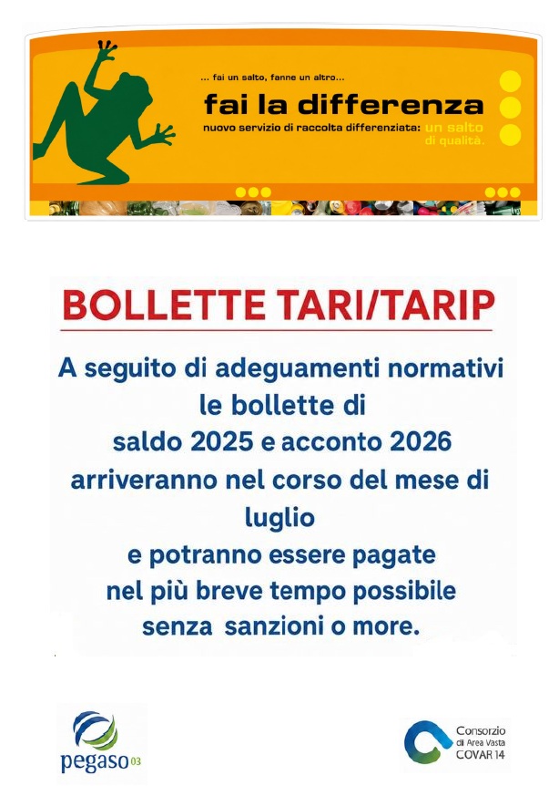 Bollette Tari / Tarip