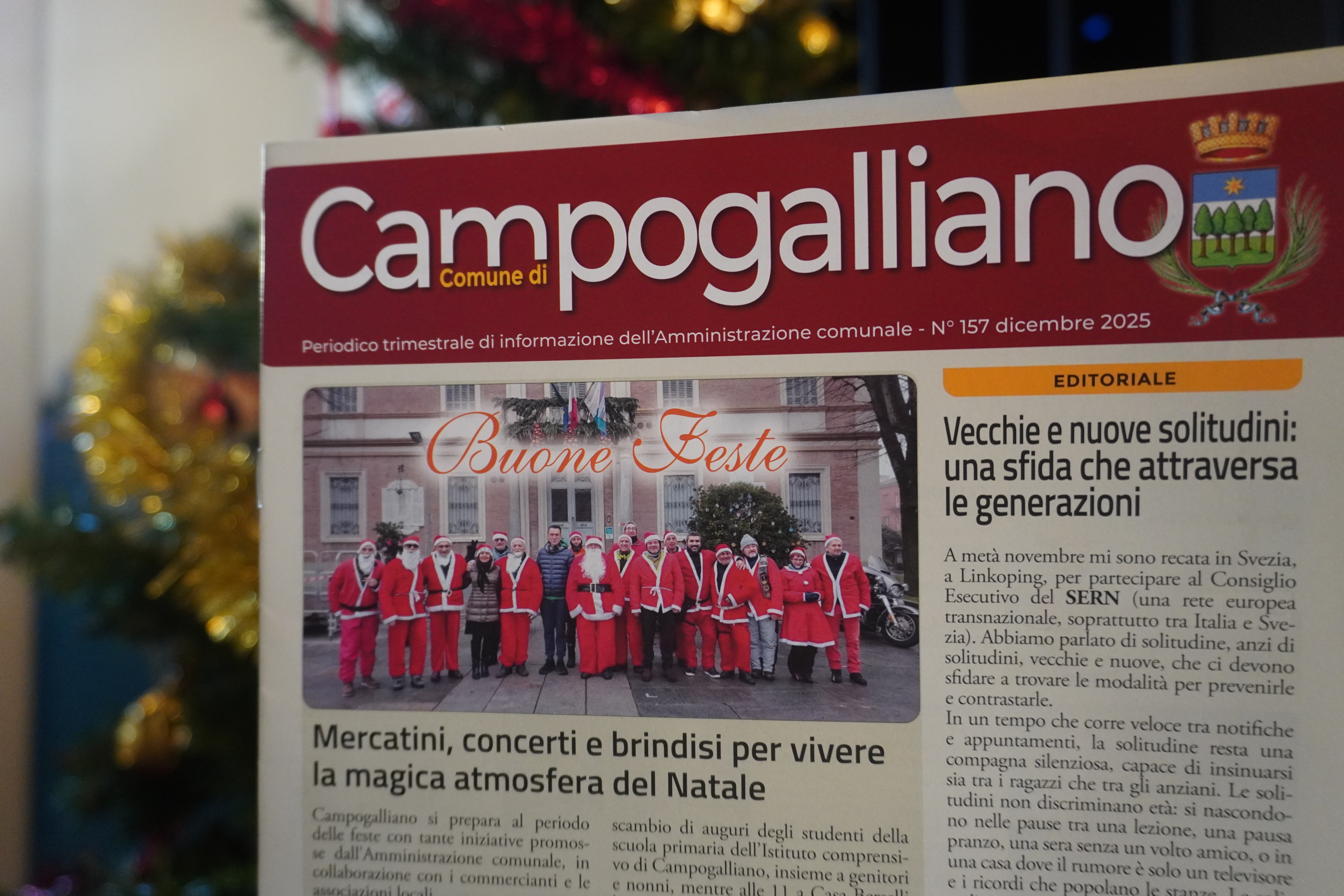 In distribuzione l'ultimo numero dell'anno del giornale comunale