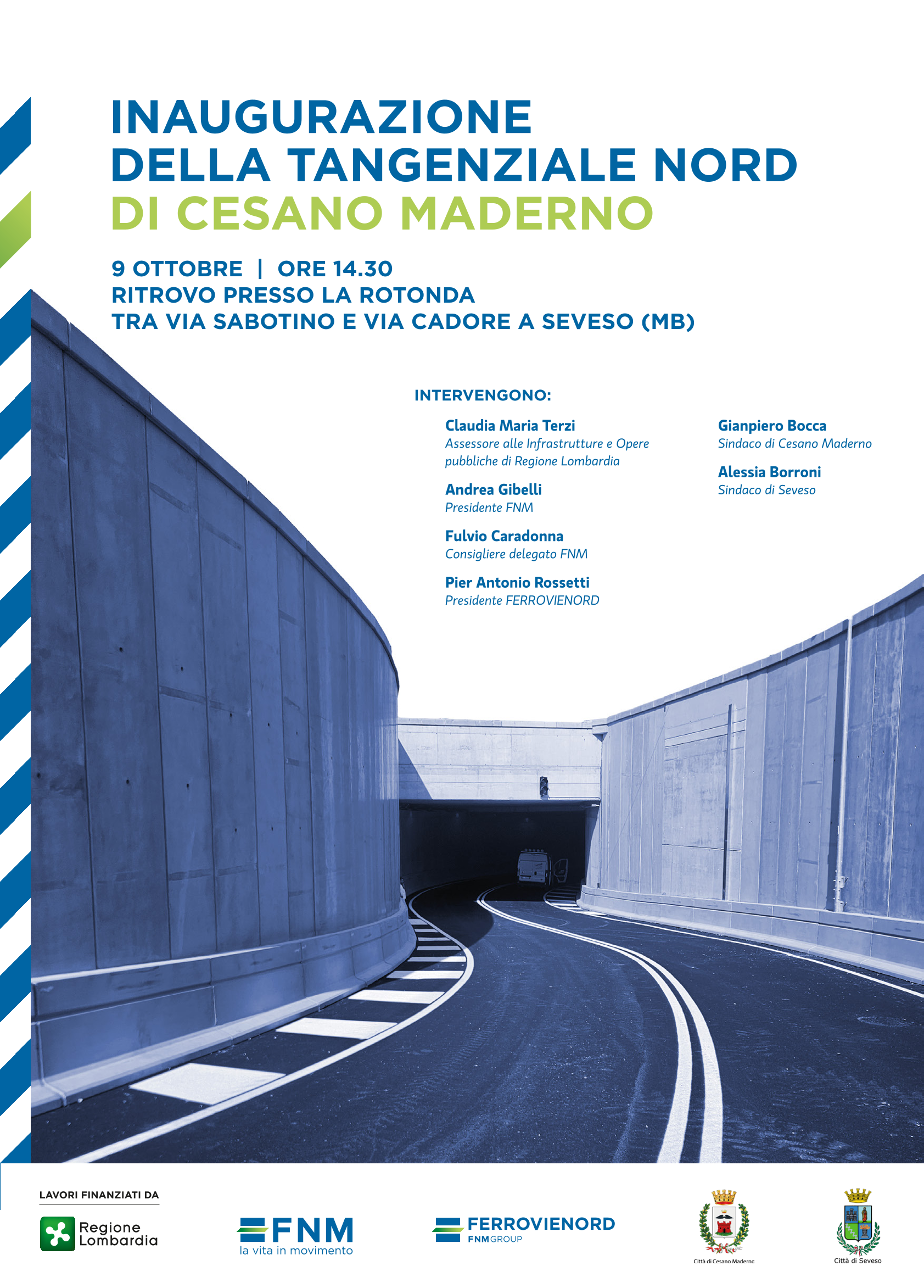 Inaugurazione Tangenziale Nord Cesano Maderno
