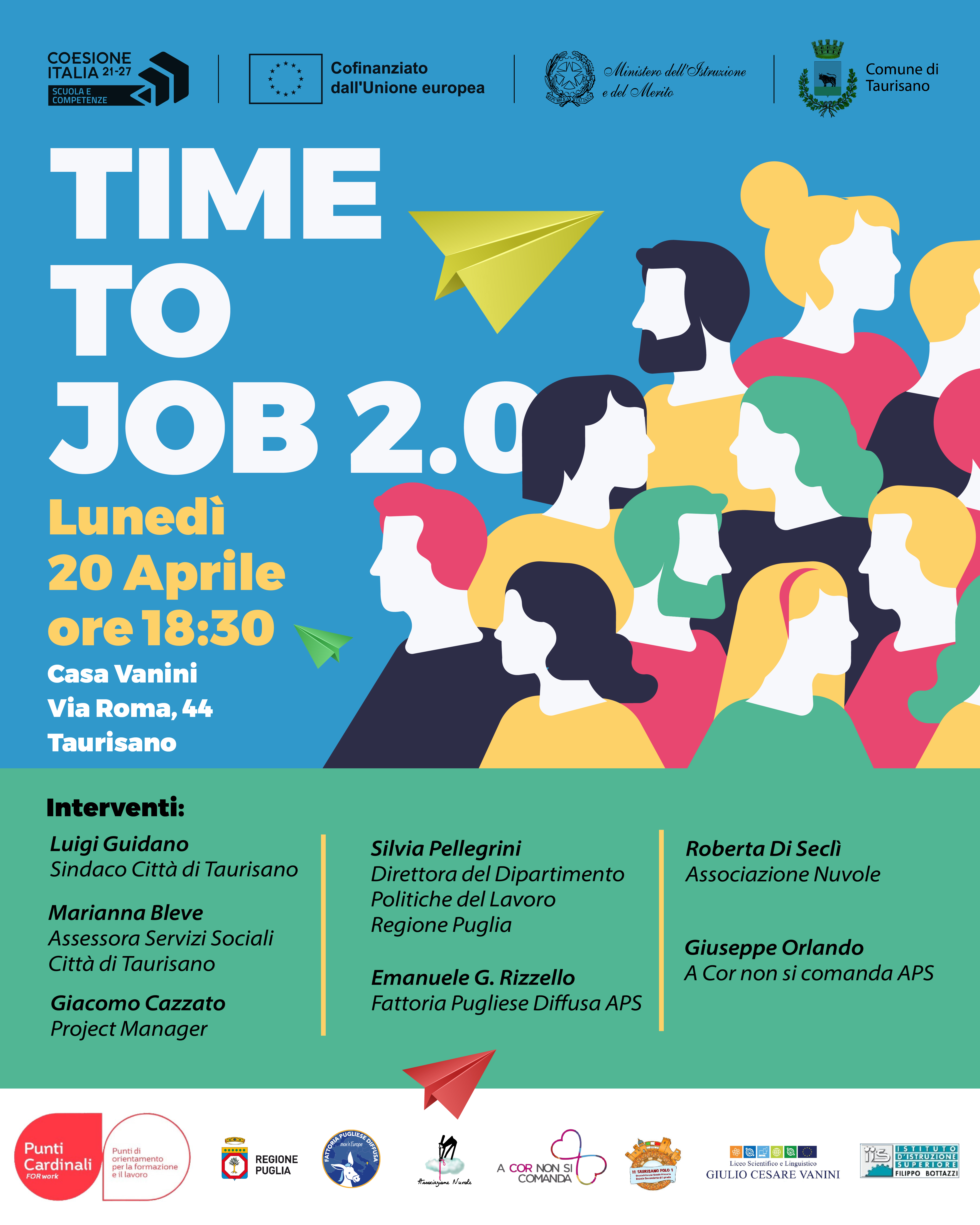 Evento di presentazione progetto “TIME TO JOB 2.0”