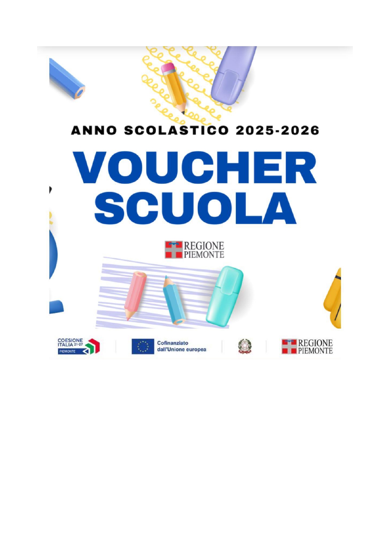 Voucher Scuola Anno Scolastico 2025-2026
