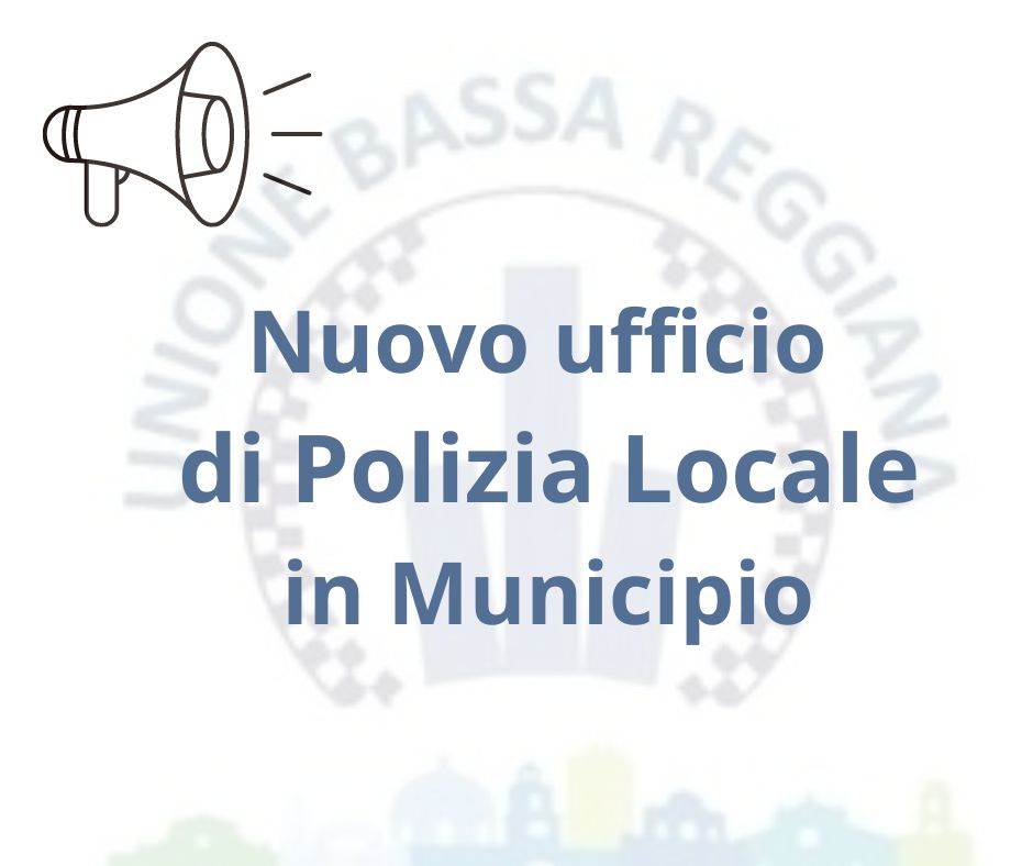 Orari di ricevimento dell' Ufficio di Polizia Locale in Municipio