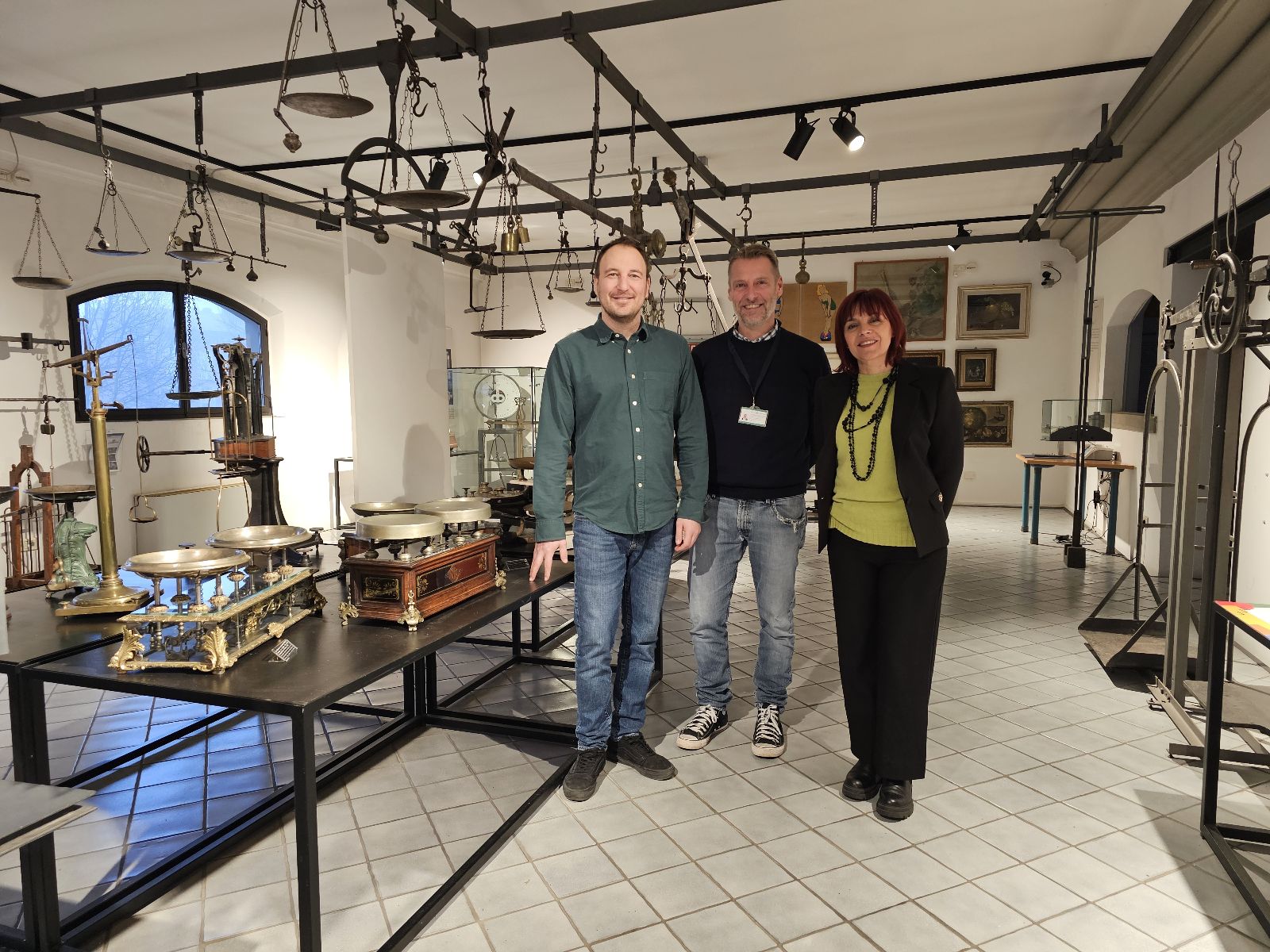 Scambio degli auguri e nuova bilancia al Museo