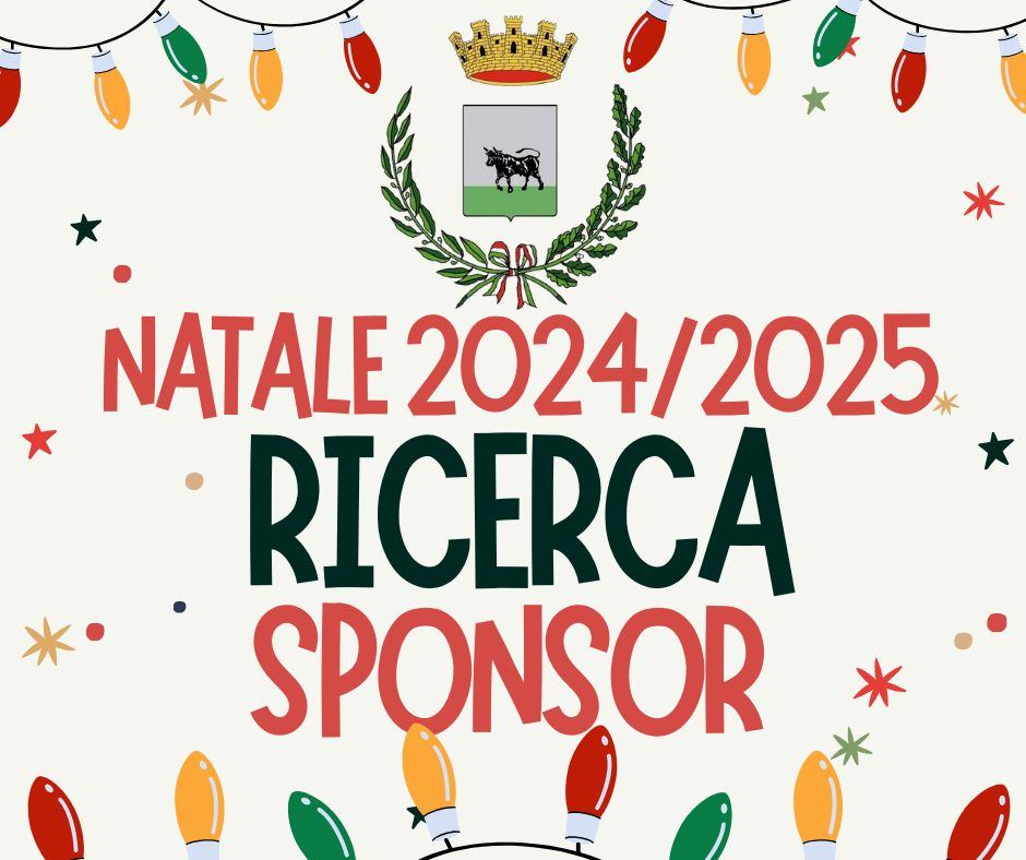 Natale 2024/2025: Avviso di ricerca sponsorizzazioni