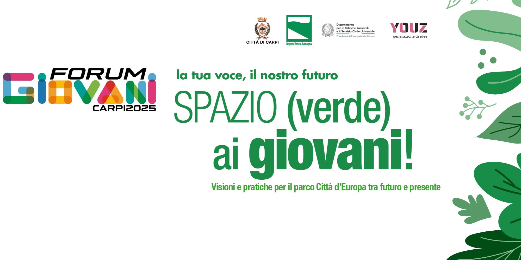Forum giovani di ottobre, aperte le iscrizioni per partecipare