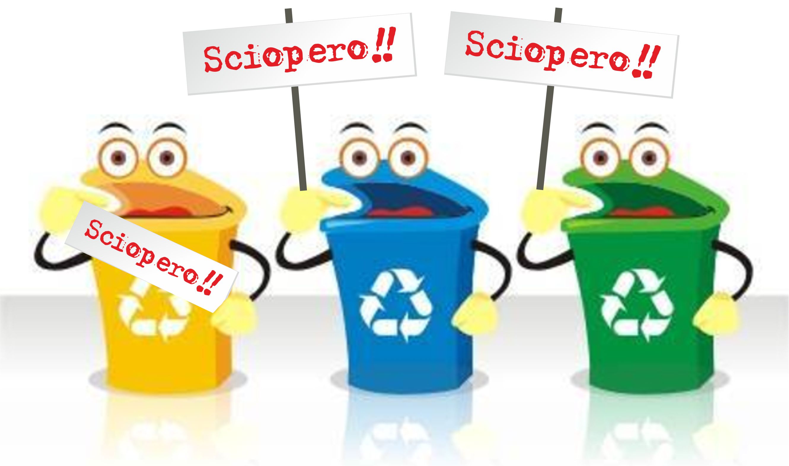 PREVISIONE SCIOPERO GENERALE ADDETTI RACCOLTA RIFIUTI e ALTRI SERVIZI 